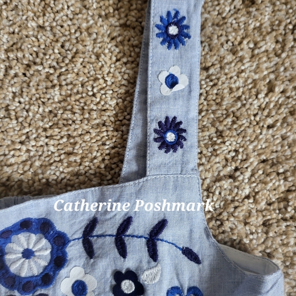 ♥️NWT♥️ BODEN GIRLS CHAMBRAY DRESS - Picture 5 of 15